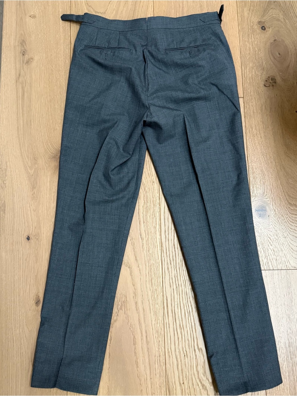 Men's Suit Supply Brentwood Charcoal Dress Trousers - Picture 2 of 7
